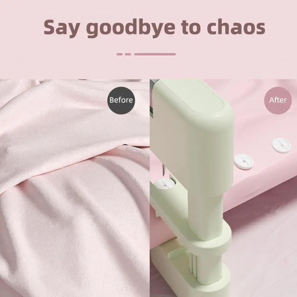 

Anti-slip Quilt Holder Non-slip Bed Sheet Holder Quilt Cover Clip Set Portable Press Type Fixer for Sheets Compact for Easy