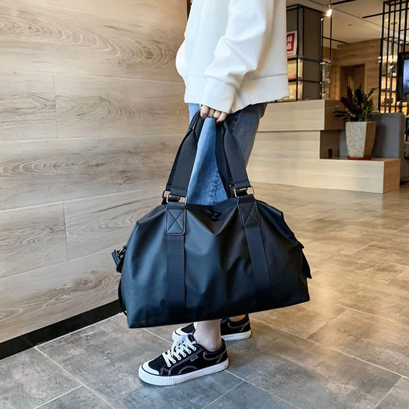 حقيبة سفر من قماش أكسفورد مقاومة للماء للنساء ، حقيبة يد بسعة كبيرة ، حقيبة كتف عصرية ، حقائب يد رياضية ولياقة بدنية ، علامة تجارية #2