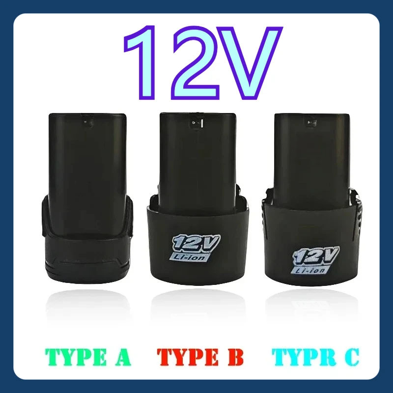 

AIMJIN Rechargeable Li-ion Battery 12V 6200mAh Universal For Electric Screwdriver Electric Drill Mini Angle Grinder Power Tools