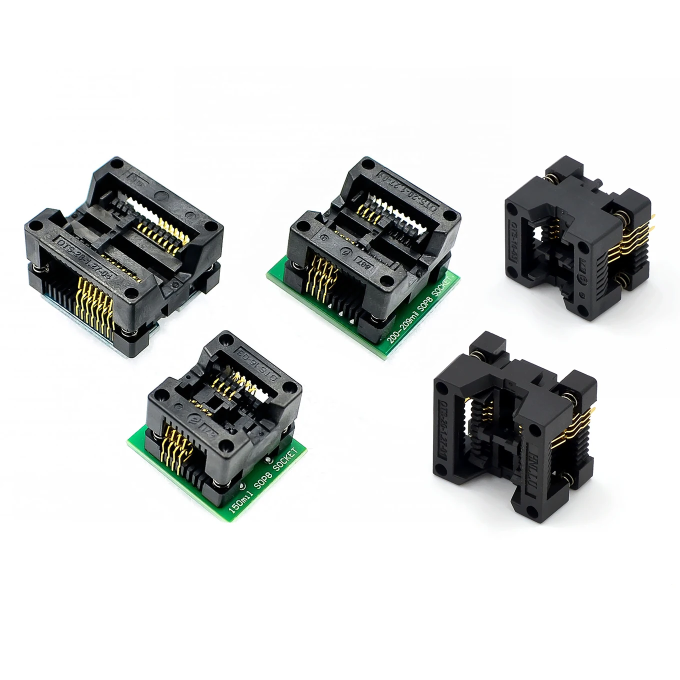 Smart Electronics 150mil 200MIL Socket Converter Module SOIC8 SOP8 to DIP8 EZ Programmer Adapter