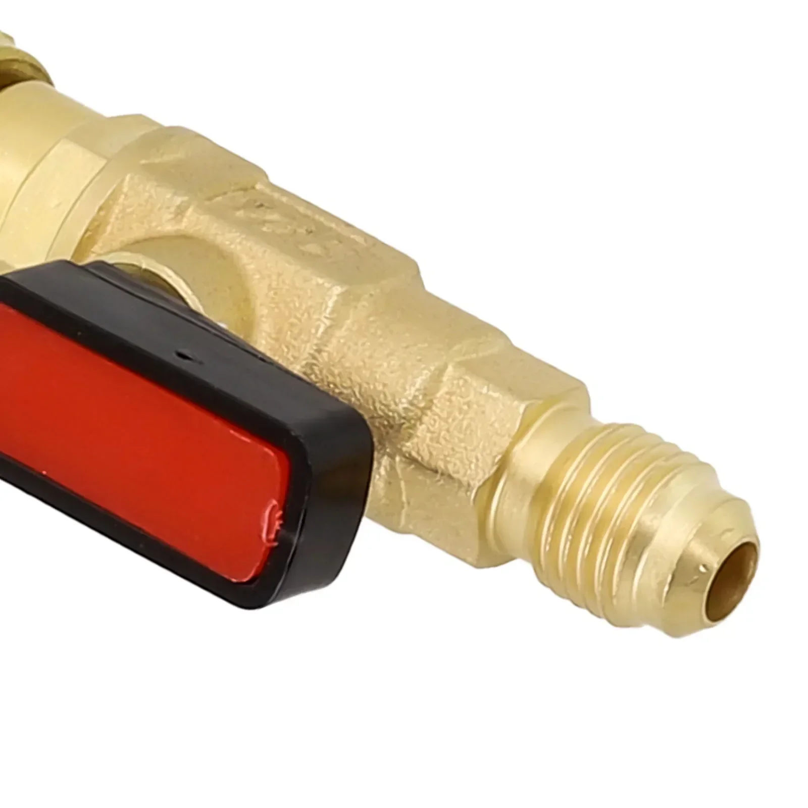 Parts Shut-off Valve 1/2 ACME F X 1/4 SAE M For R32 Professional Refrigerant Replacement Right-hand Thread Supply