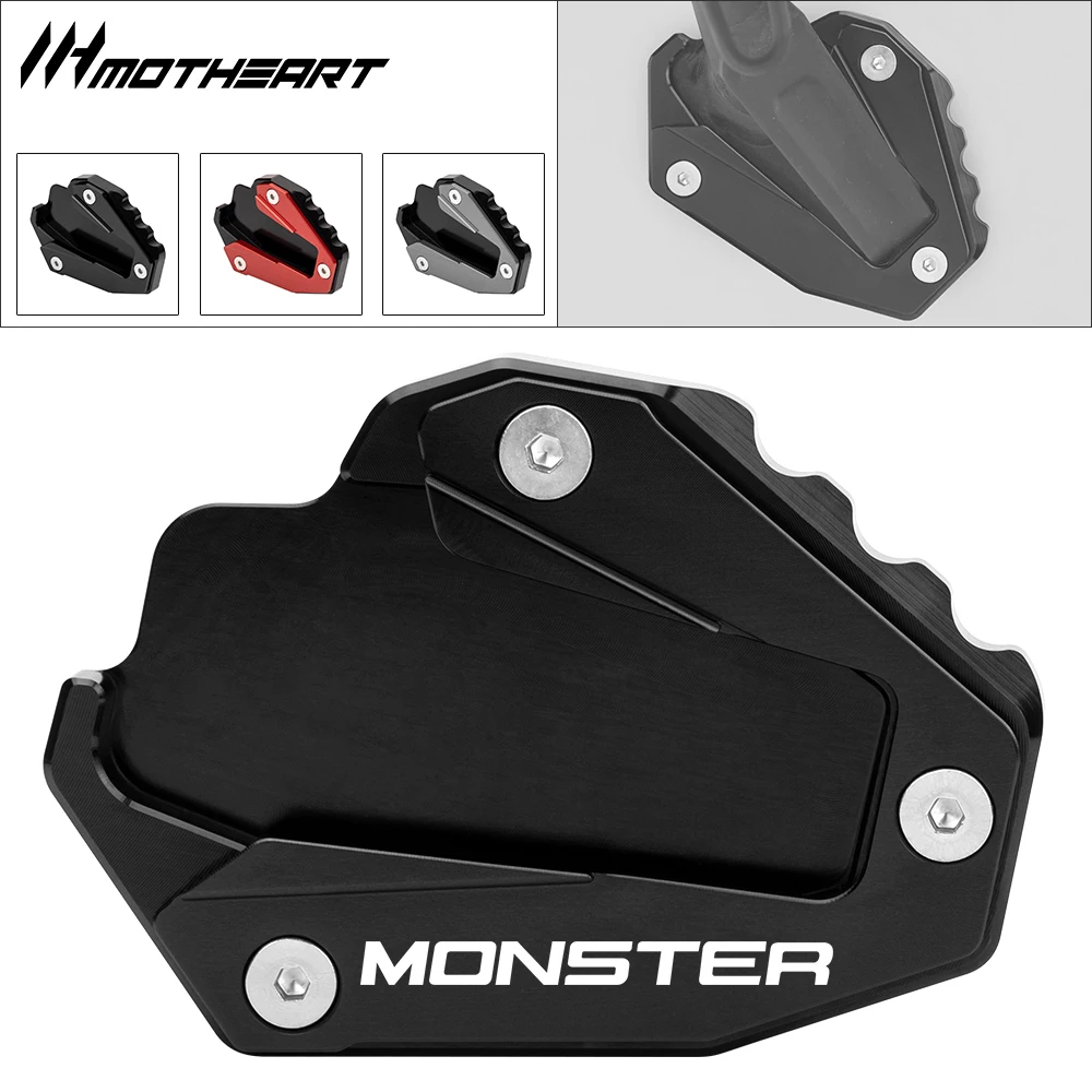 Almohadilla de pata de cabra para motocicleta Ducati Monster 1200 1200R 1200S 797 821 Dark stealth 937 SP 937 +