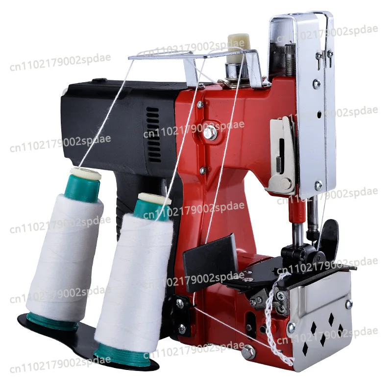 NEW Double-line High-speed Electric Sewing Machine Industrial Woven Portable Handheld Sealing Machine Flour Bag Overloc