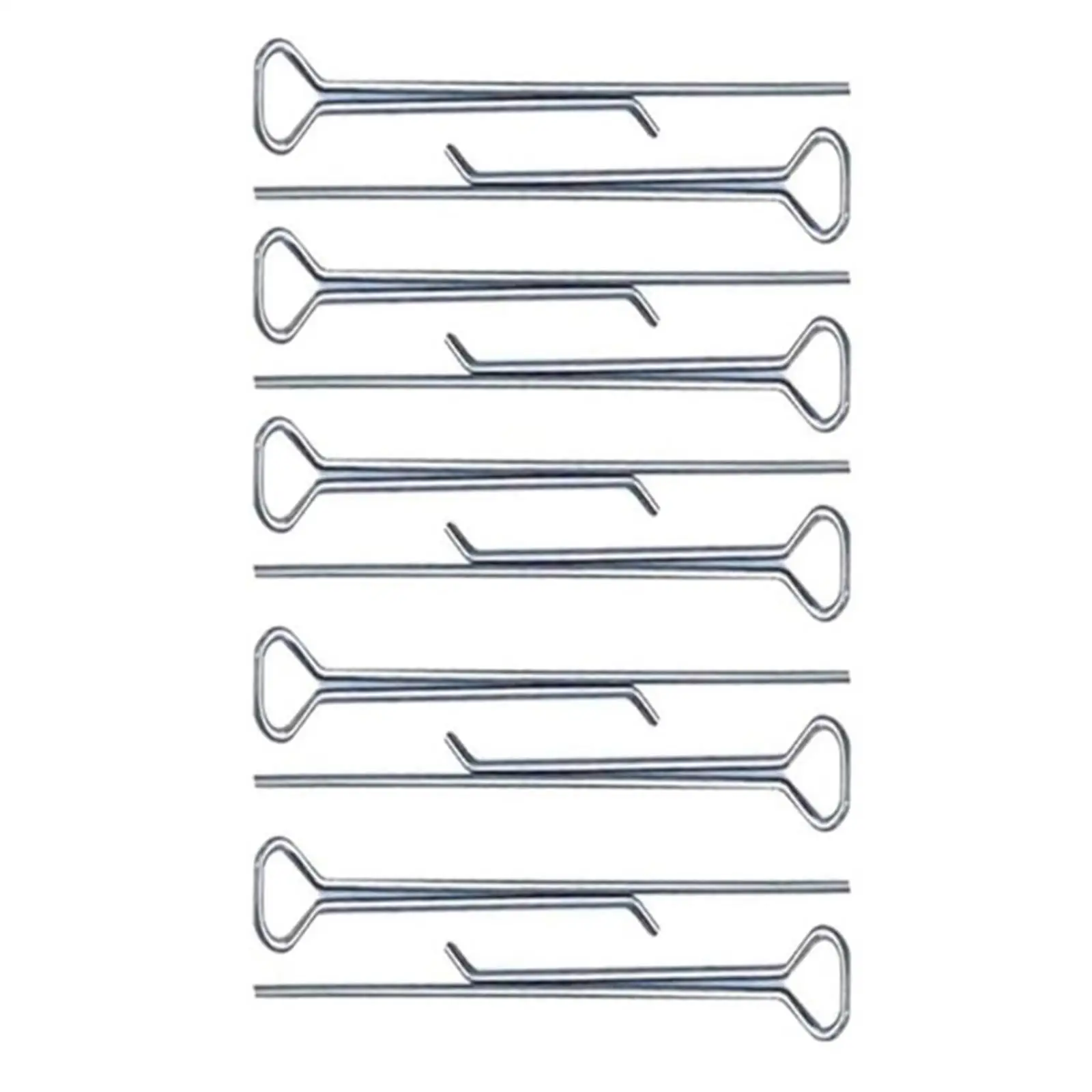 10 Pieces Candle Wick Holders Candle Wick Centering Devices 11cm Wick Stabiliser Tools Metal Wick Clips for Beginners