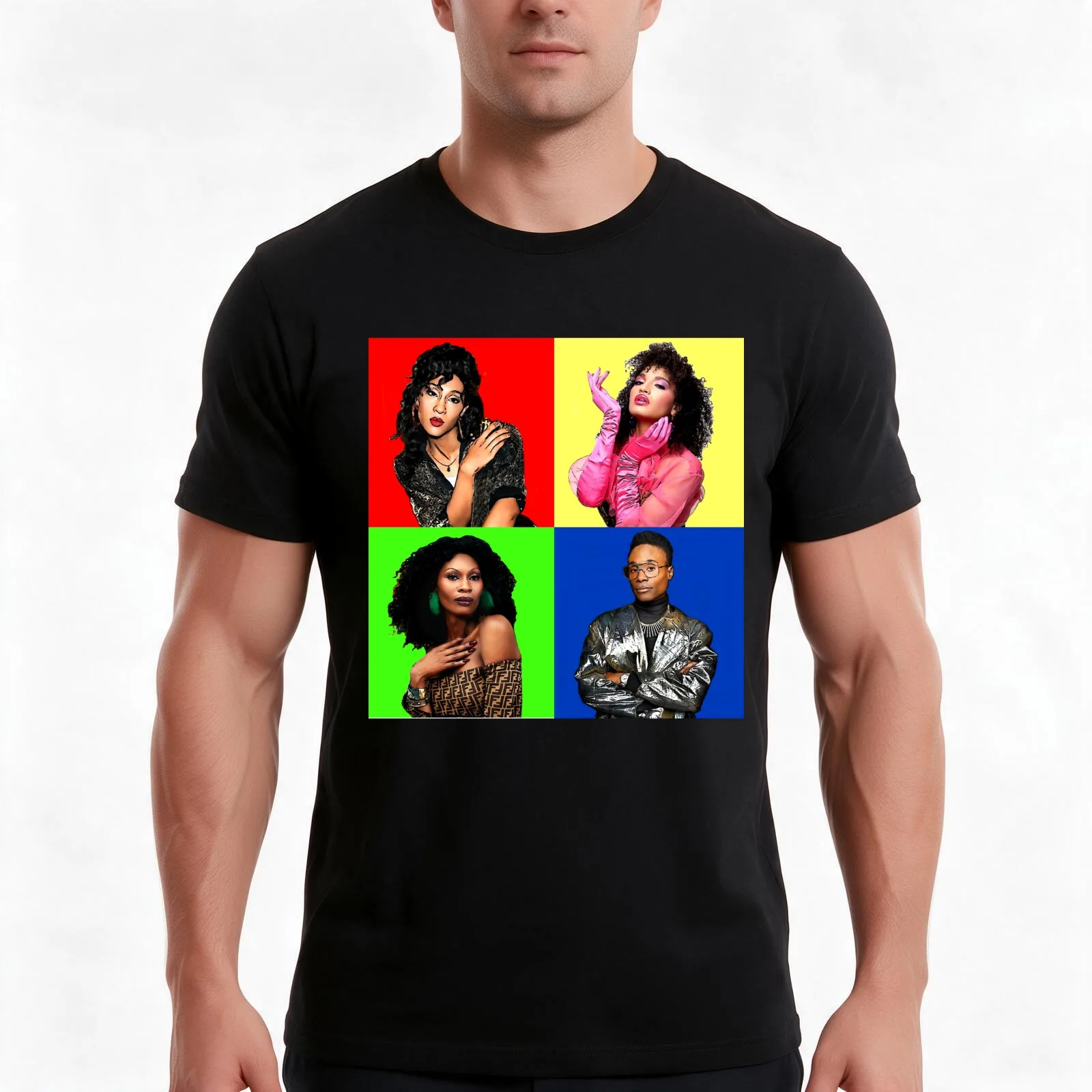When POSE meets POPART T-Shirt, Summer Casual Cotton Tee, Oversized Streetwear Tops, Vintage Graphic Print, Unisex Men Women