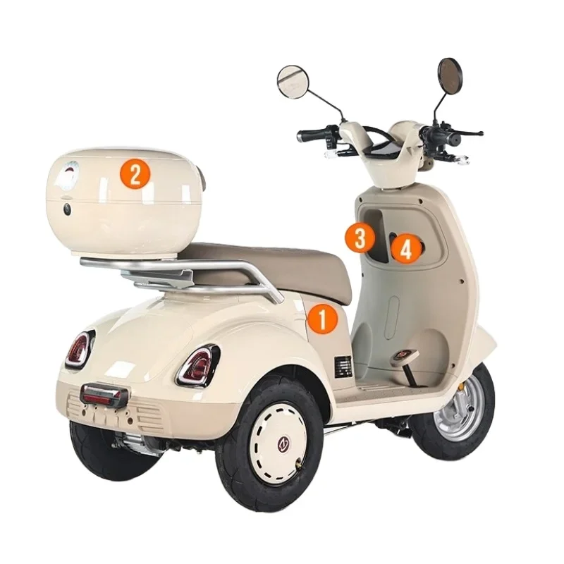 

Fashionable Small Electric Tricycle For Household Use For Elderly To Pick Up Children Open Body Type