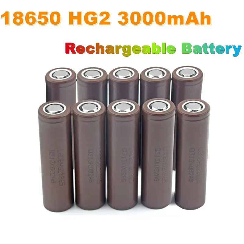 

100% New Original HG2 18650 3000mAh battery 18650HG2 3.6V discharge 20A dedicated For hg2 Power Rechargeable battery