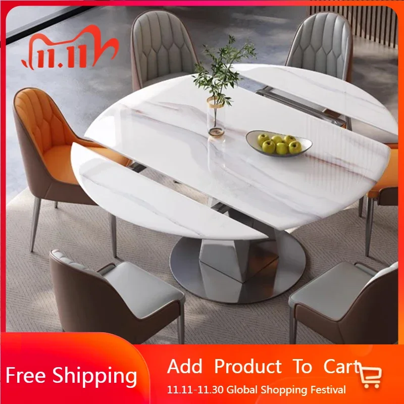 

Угловой обеденный стол для приема в покер, дизайнерский письменный минимализм, обеденный стол, бистро Mesas De Jantar, мебель для дома