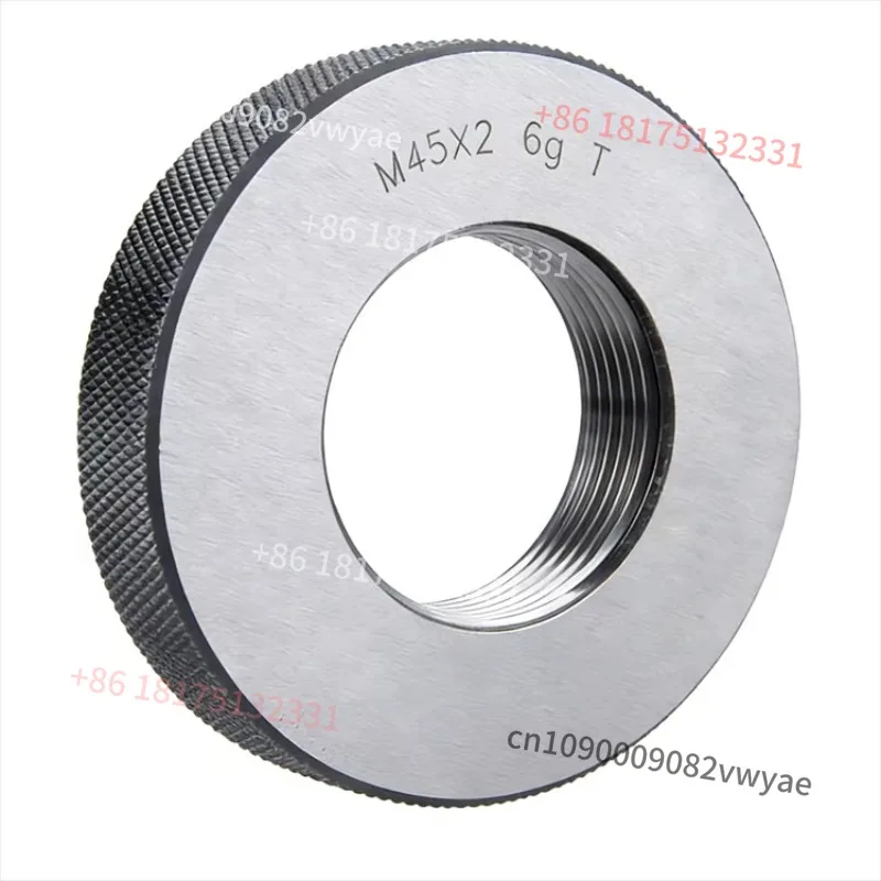 ANSI B1.2 DIN ISO 1502 RNH Brand GCr15 Material 0.001mm Accuracy 7Pcs Thread Ring Gauge Set Go&No-Go of Different Sizes