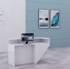 *Modern Simple Lacquer Reception Desk Hotel Front Desk Sales Department Lobby Counter Office Furniture Gym School Hospital