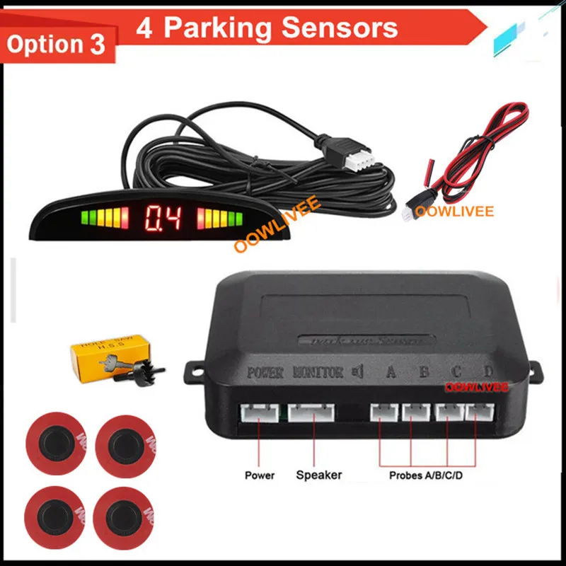 Parktronic Sensors Kit Koorinwoo Rear LCD Screen Blind Detector Smart System Automotive Electrical Appliances Back Radar For Car - Image 4