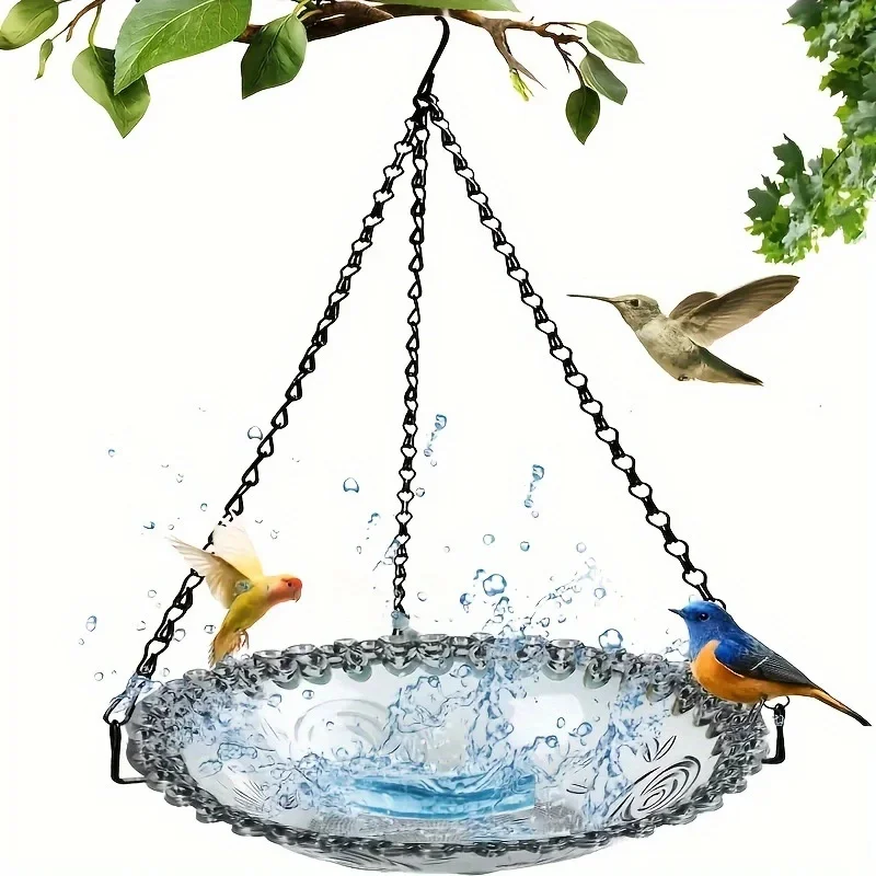 Bird Feeders Outside Hanging Oriole Feeder Bird Feeder Tray Durable Outdoor Bird Food Holder Garden Yard Decor Gift