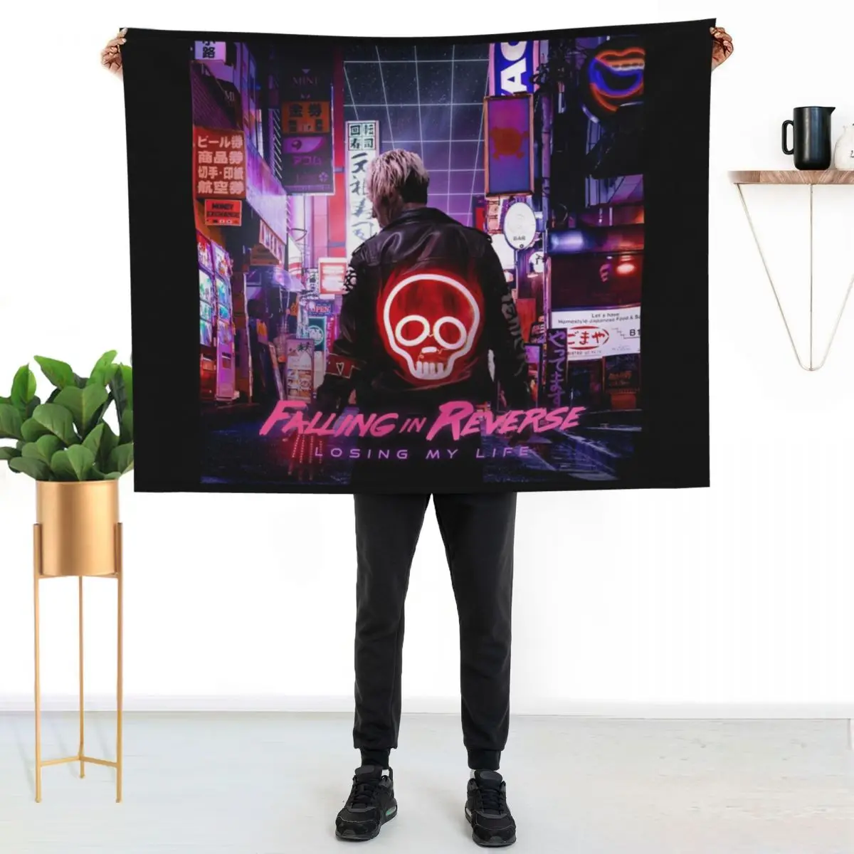 Losing my life Throw Blanket Giant Sofa christmas decoration cosplay anime Blankets For Sofas For Baby Heavy Blankets
