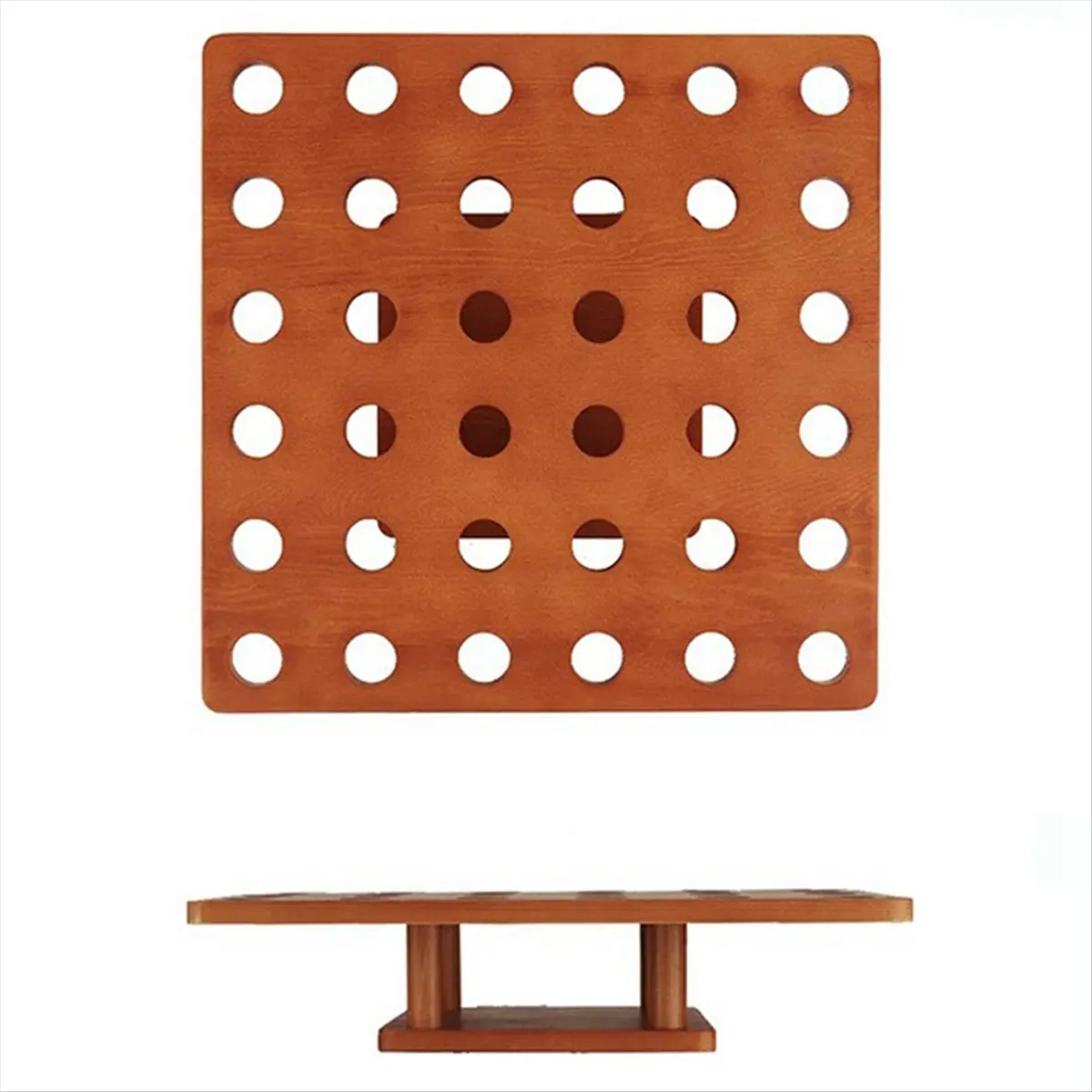 【ABFS】Ice Cream Holder 36 Holes Ice Cream Cone Holder Food Display Stand Food Cone Holder for Buffet Restaurant or Food Trucks