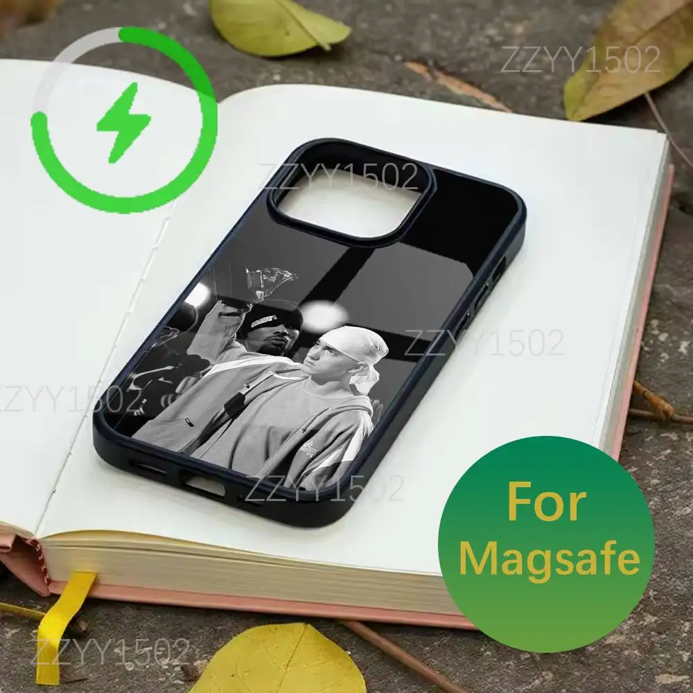 Rapper Eminem Slim Shady Handyhülle für iPhone 17,16,15,14,13,12,11,Pro,Max,Plus,Mini,SE4,E Magsafe Wireless Charging