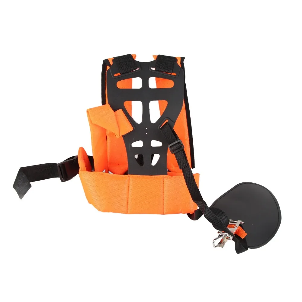 Durable Ergonomic Shoulder Harness Strap Adjustable Universal Brush Cutter Strap Orange Y Shaped Garden Machinery Accessory