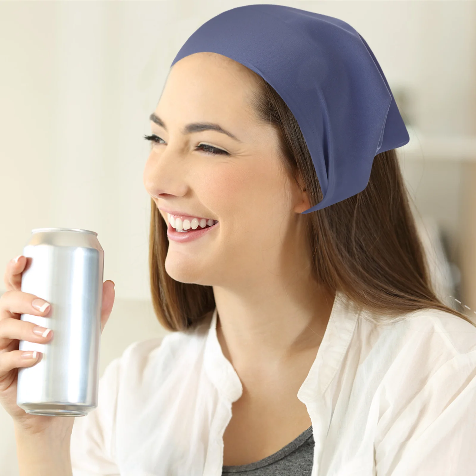 2 قطعة وشاح الرأس مثلث للنساء موضة باندانا عقال لينة خفيفة الوزن وشاح الشعر خمر التفاف الإكسسوارات عصابات النساء