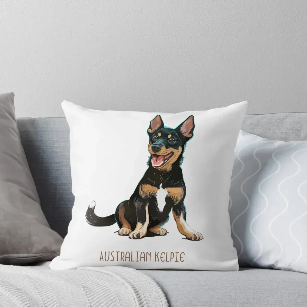 

Australian Kelpie Throw Pillow ornamental pillows for living room New year Christmas Pillow Covers pillow