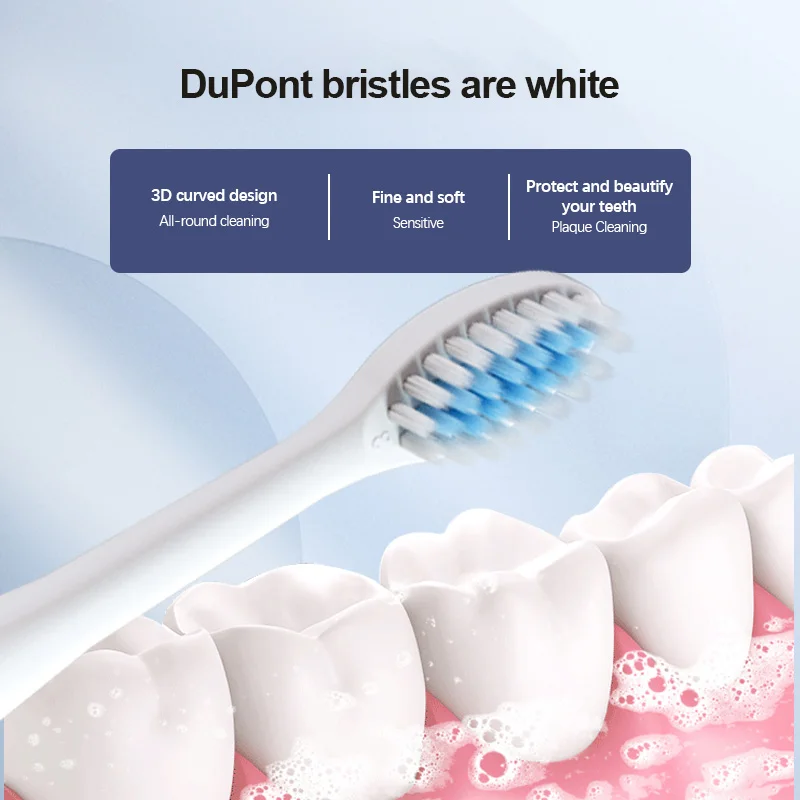 Xiaomi الذكية الكهربائية فرشاة أسنان صوتية USB قابلة للشحن 6 طرق الموقت الذكي مع حامل صندوق السفر فرشاة أسنان تبييض الأسنان