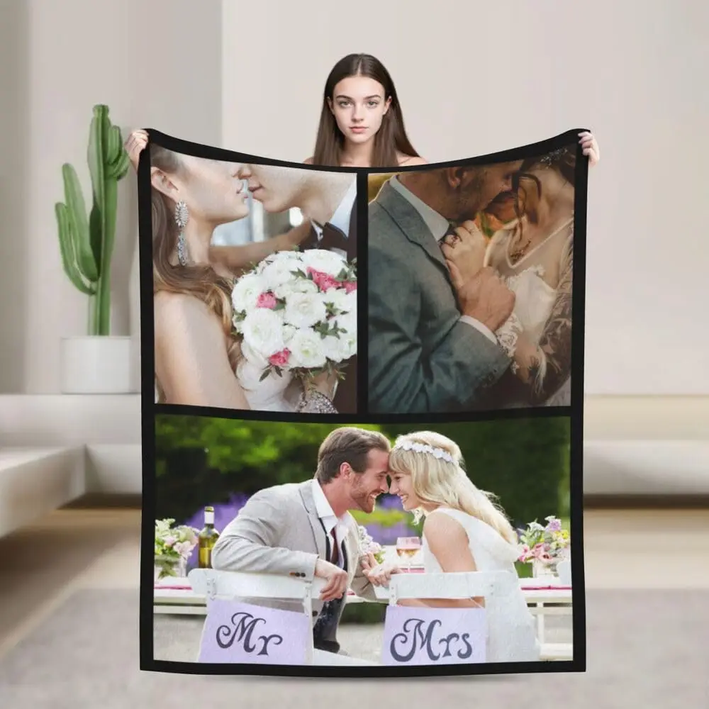 بطانيات مخصصة للآباء الشخصية تضيف اسم الشعار نص الصورة بطانية رمي مخصصة