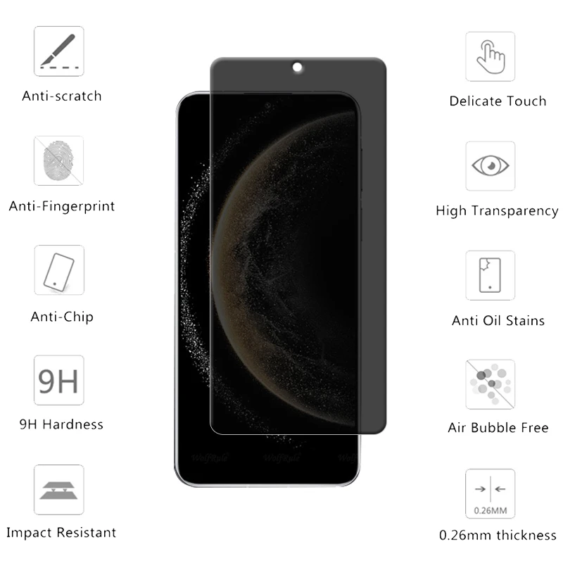 1/2/3/4Pcs For Huawei Mate 70 Glass Huawei Mate 70 Tempered Glass 9H HD Privacy Anti-Spy Screen Protector Huawei Mate 70 Mate70