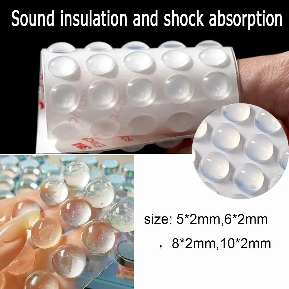 Silicone Nail Art Keyboard Sticker Hemispherical Nail Art Typing Assistant Keyboard Stickers Transparent