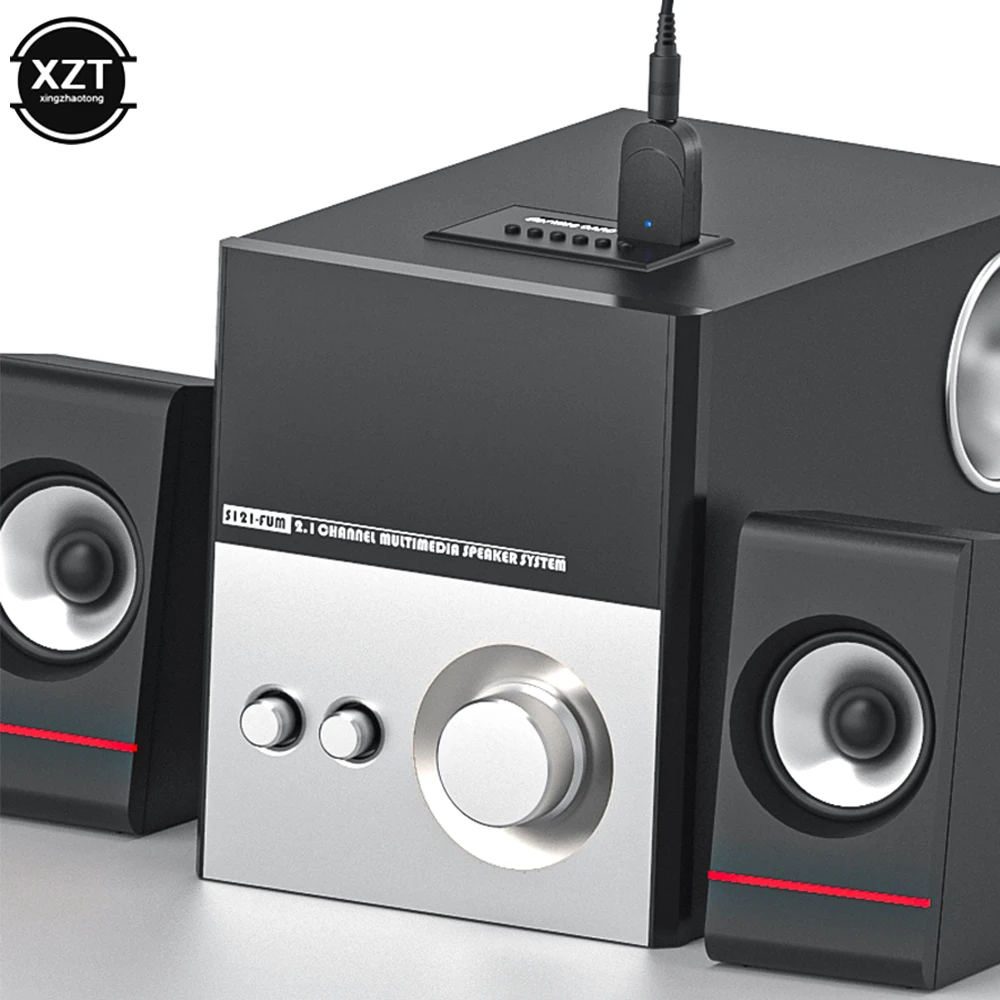 KN330 Bluetooth 5.0 Transmitter Receiver Two-in-one USB Computer TV Adapter Car Dual Output High Quality