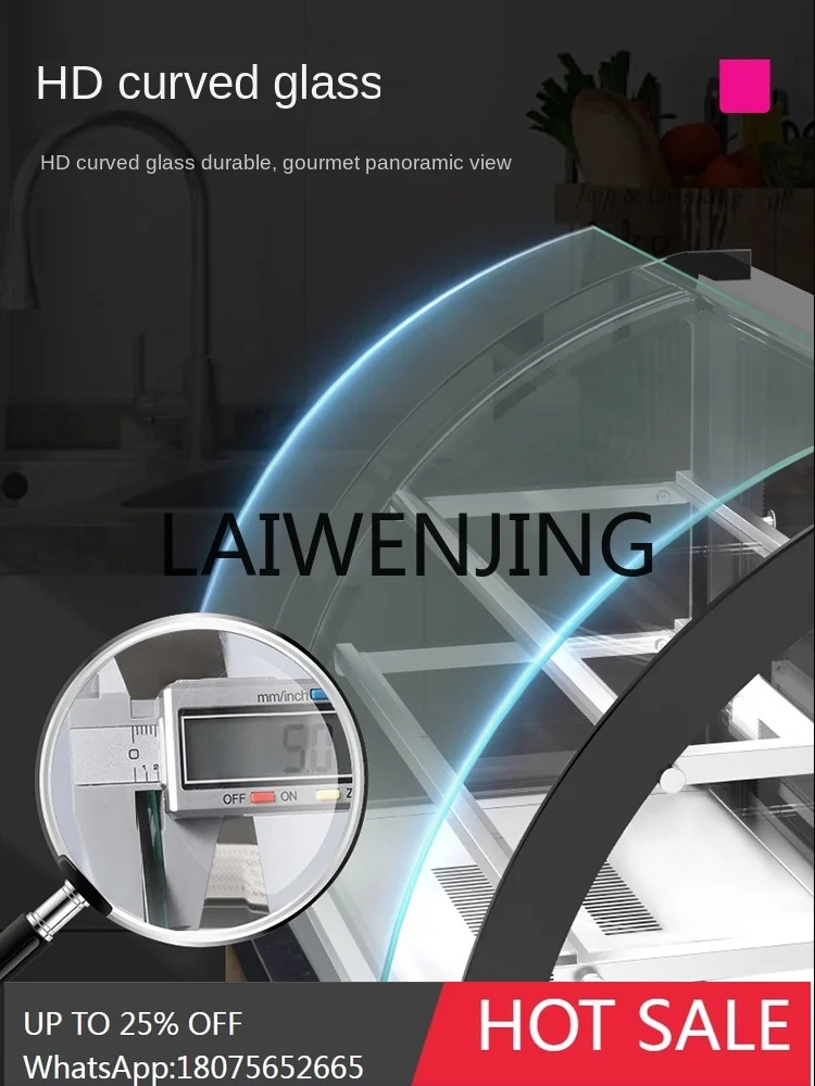 RWJ Display Cabinet Delicatessen-Side Steamed Stuffed Bun Egg Tart Thermostat Small Heating Cabinet