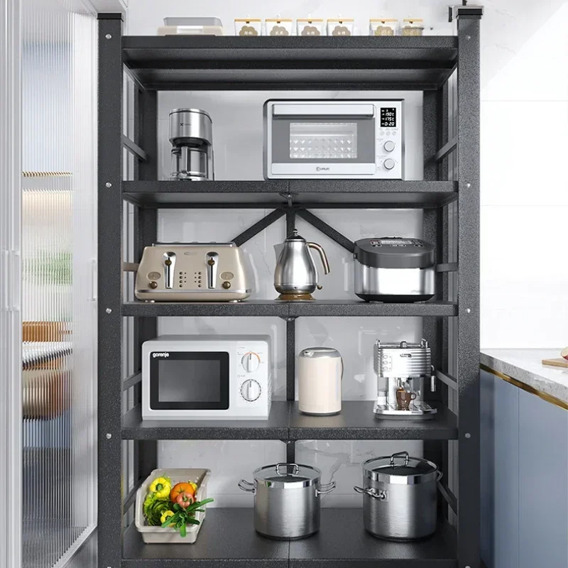 

Household Goods Mobile Shelf Storage Warehouse Supermarket Foldable Shelf Household Balcony Basement Kitchen Storage Shelf