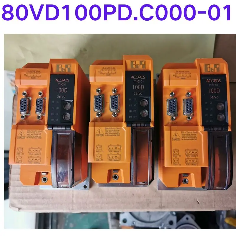 

Second-hand test OK 80VD100PD C000-01 servo driver,Contact me for a discount