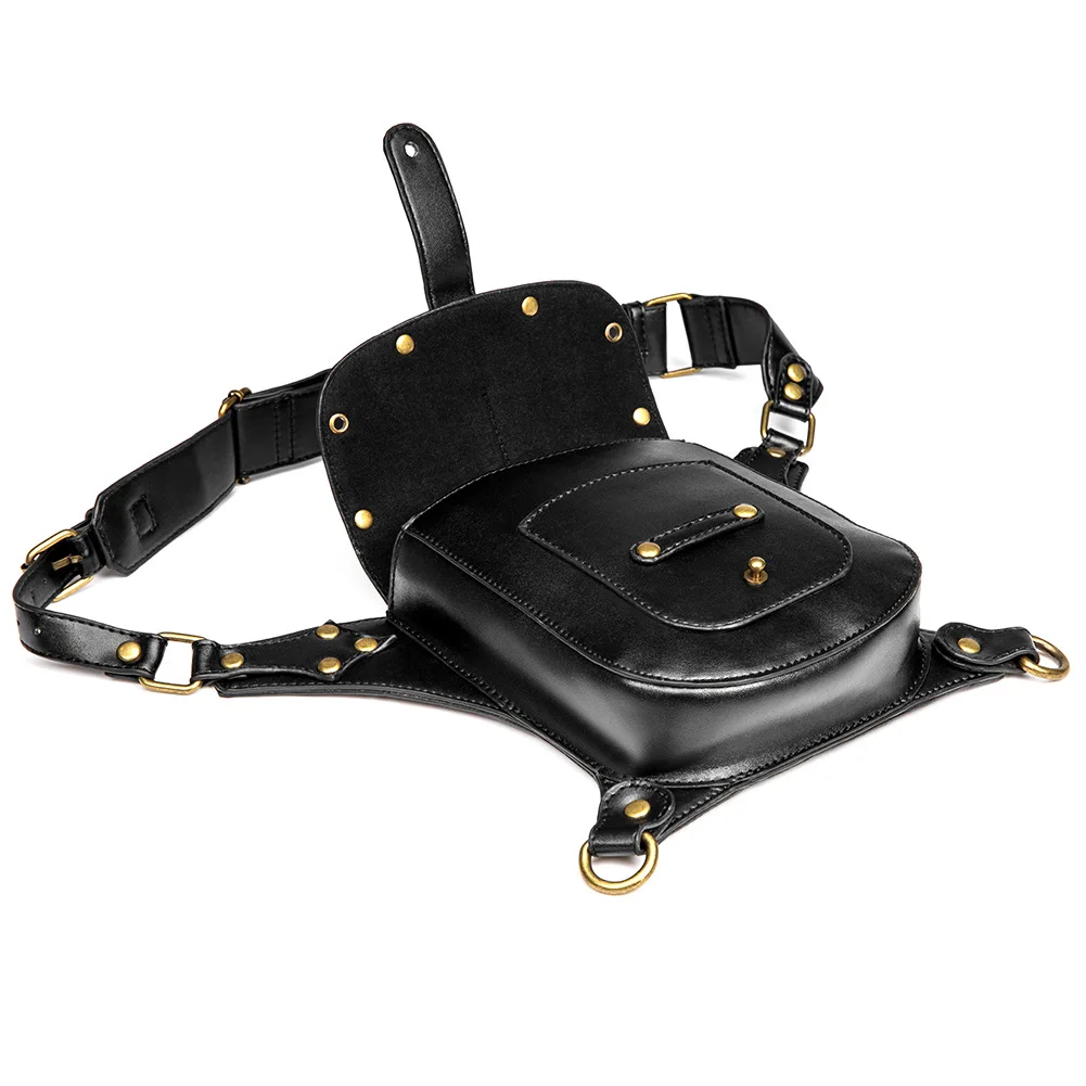 borsa a tracolla singola di tendenza della moda borse piccole femminili marsupio da uomo tattico punk marsupio marsupio