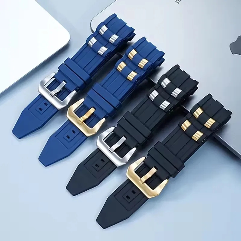 Rubber watchbands Compatible with Invicta Pro Diver Metal particle 6983 watch strap women And Men silicone sport wristband 26mm - view 2
