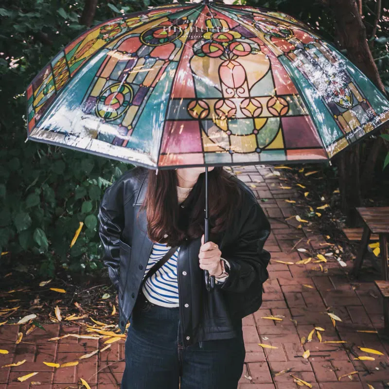 зонт витраж/stained glass umbrella