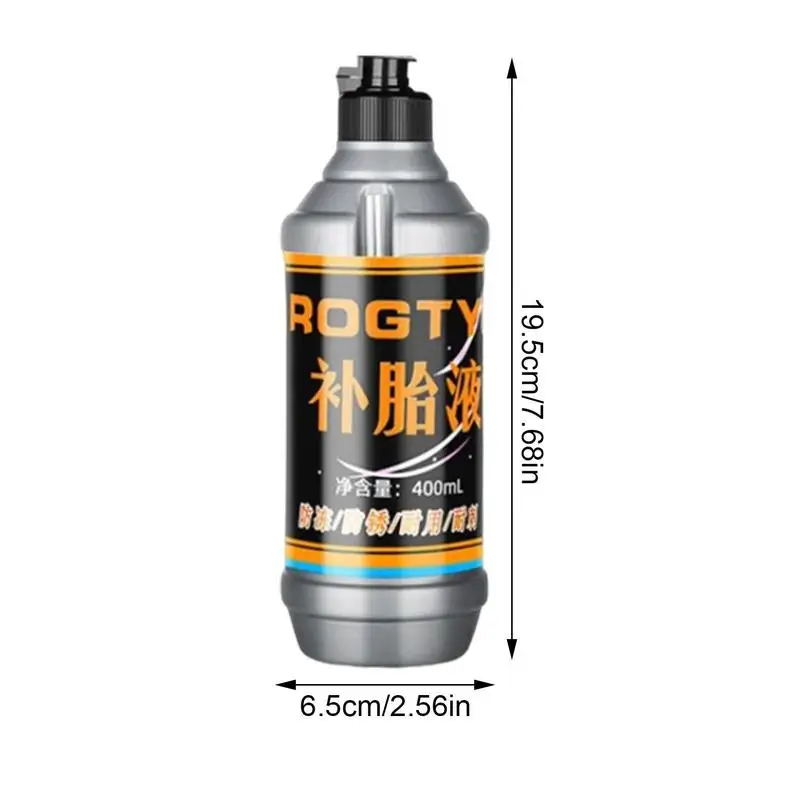 Fix A Flat Tire Sealant 400ml Efficient Sealing Thru-Core Urgent Tire Sealant Large Capacity Tubeless Tire Sealant For Car Small