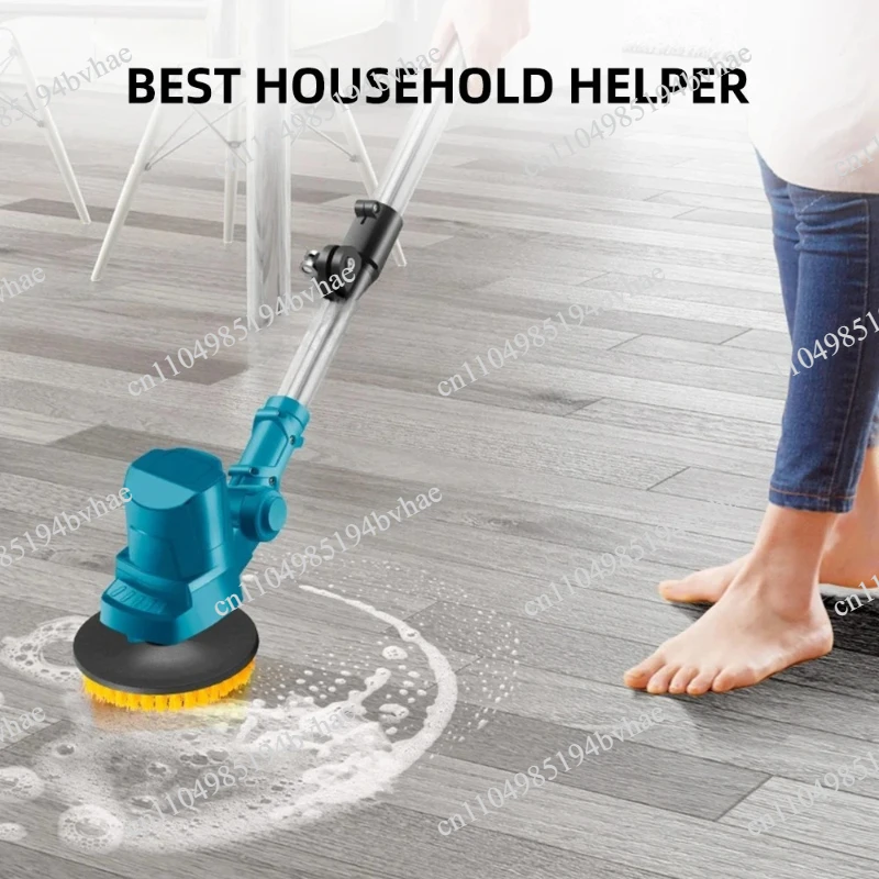 Retractable Electric Sweeping Brush Bathroom Yard Cleaning Polishing Brush Home Garden Produtos De Limpeza Para Casa