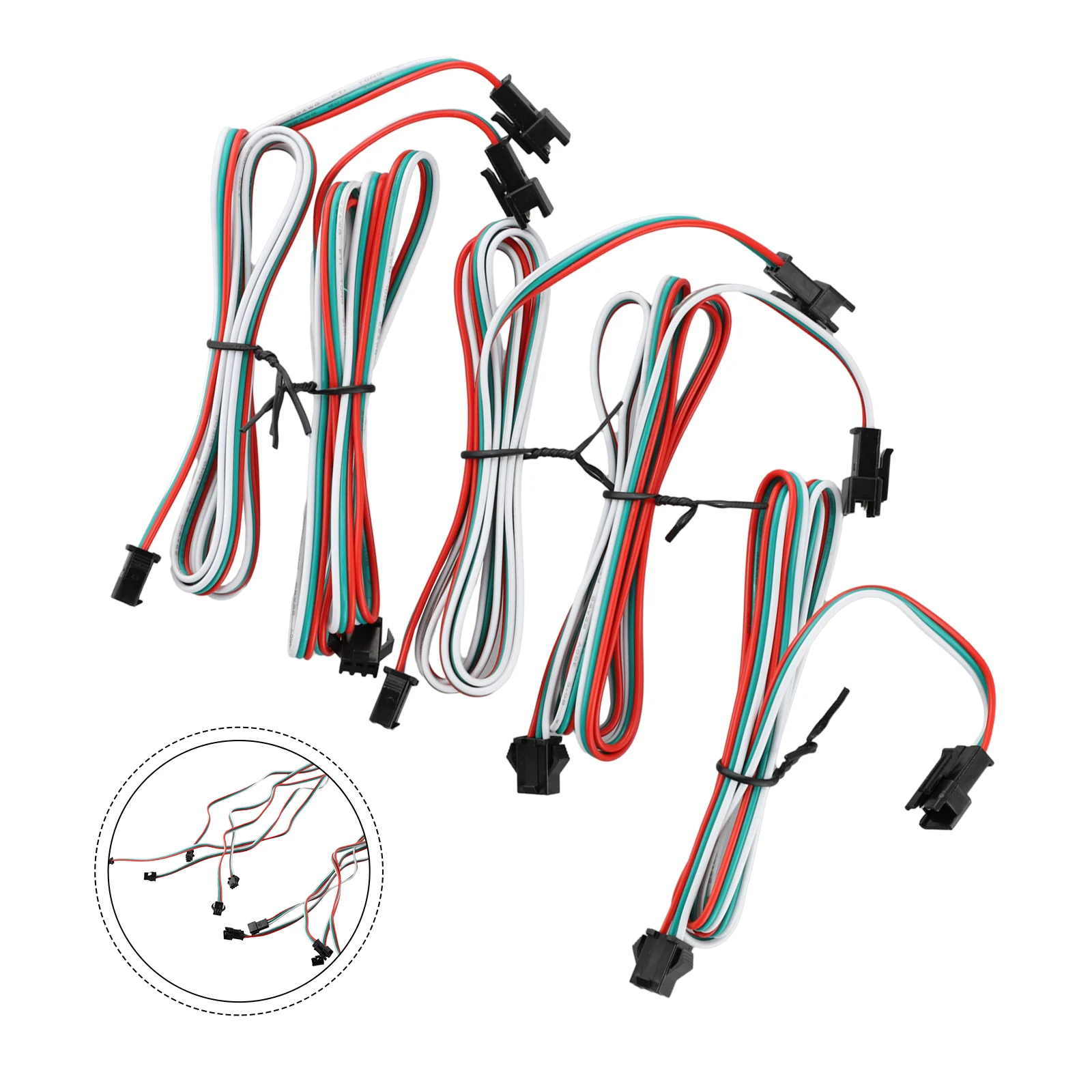 

For JST W811/W812B Compatible Extension Cables Set of Five Each at One Meter Length with Reliable Male and Female Ends