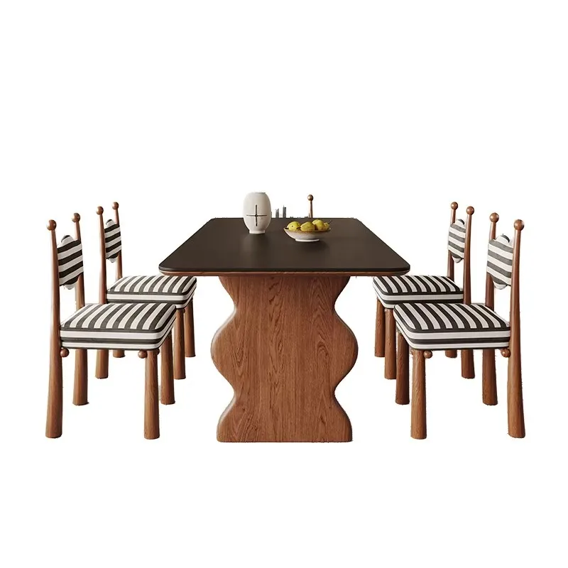 

#Modern Style Factory Customize Popular Leisure Wholesale Furniture Restaurant Wooden Dining Table