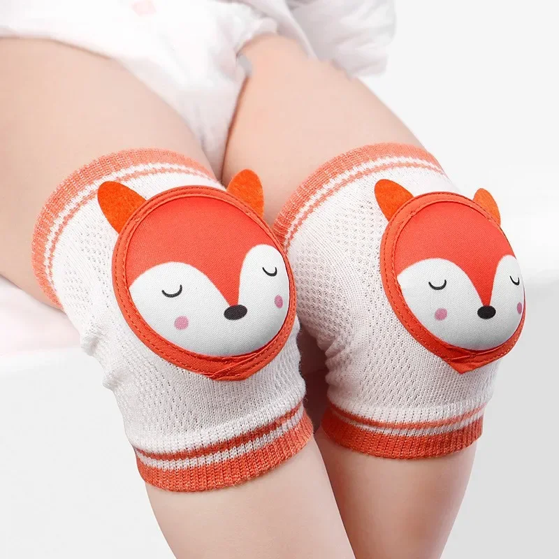 Korea Baby Knee Pads Fashion Print Kids Kneepad for Crawling Toddler Baby Safety Accessories Knee Protector Socks 0-2Years