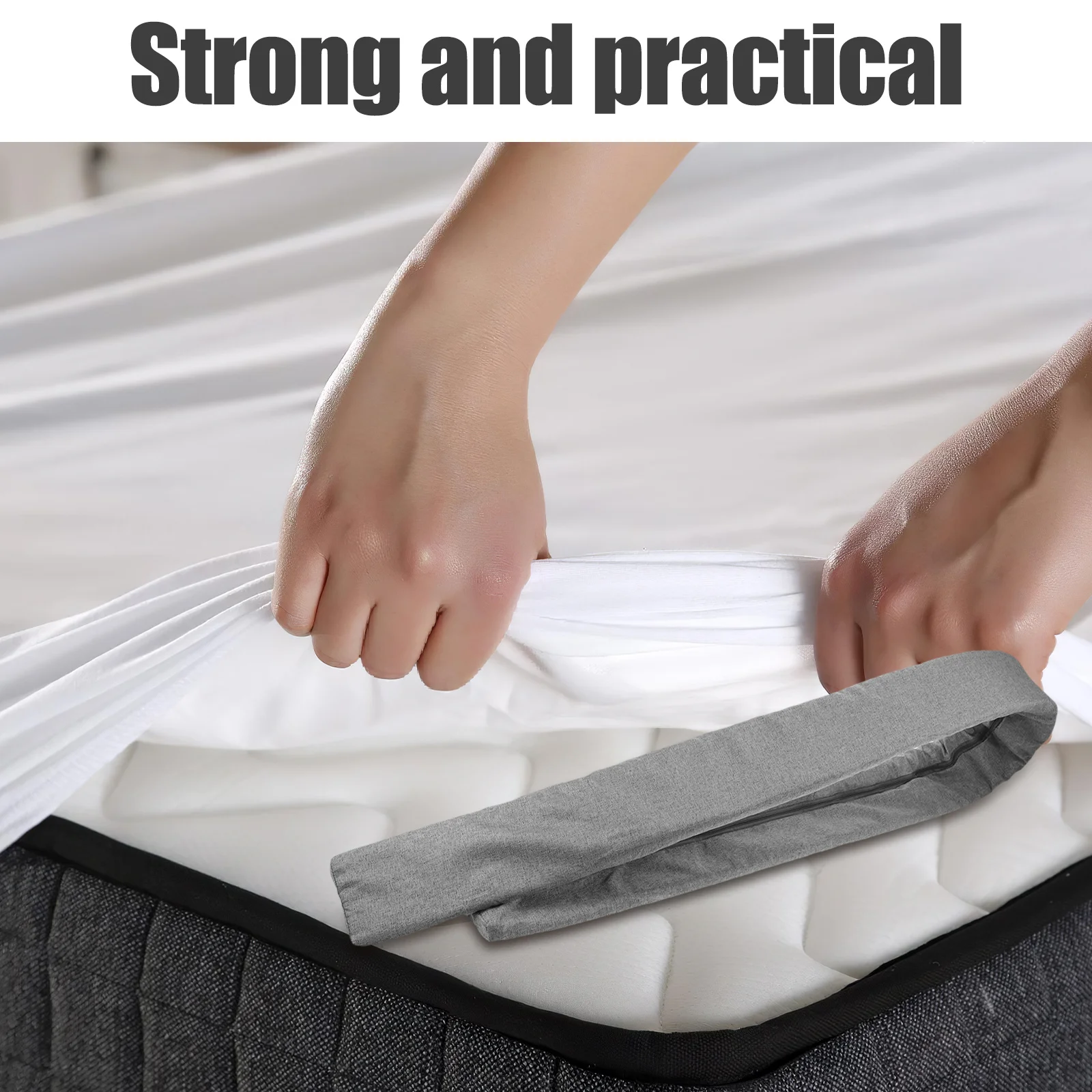 

L-Shaped Mattress Gap Filler High Density Sponge Wedge For Bed Headboard Couch Seam Cracks Furniture Gap Extender