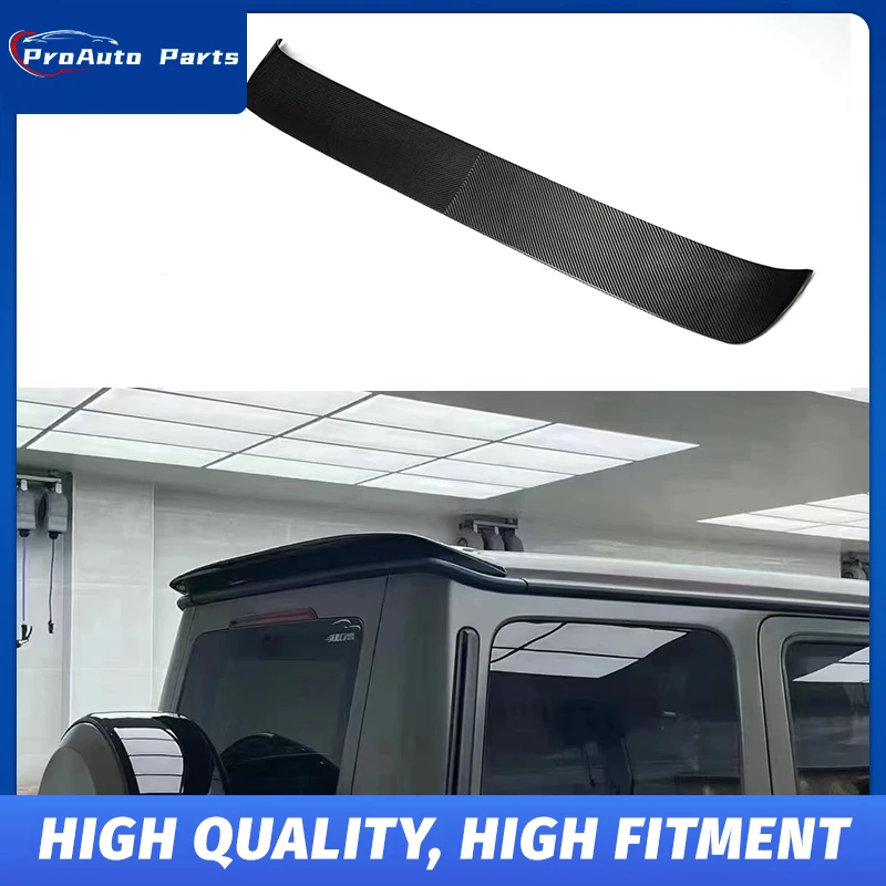 

Сухой карбоновый спойлер Wagon Mansory Style 2025 г для Mercedes G Class W465 Сухое карбоновое заднее крыло G450d G500 G63 Карбоновый задний спойлер