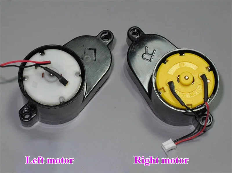 1PC RC500-KN/13500 Motor KC500R-13560 Motor Left/ Right Arbon Brush Motor Gearbox DC 3V-12V 260RPM Slow Speed for Sweeper Robot