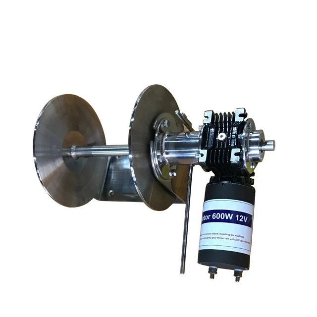 12V Marine Stainless Steel Boat Electric Anchor Winch Vertical Mooring Windlass