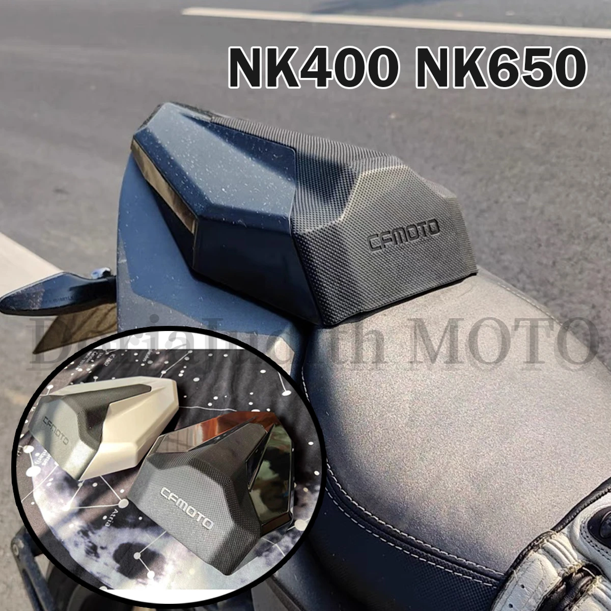 FOR cfmoto 400nk 650nk nk 400 650 2016-2021 Limited edition new rear hump seat cover refit  Modification Rear Seat