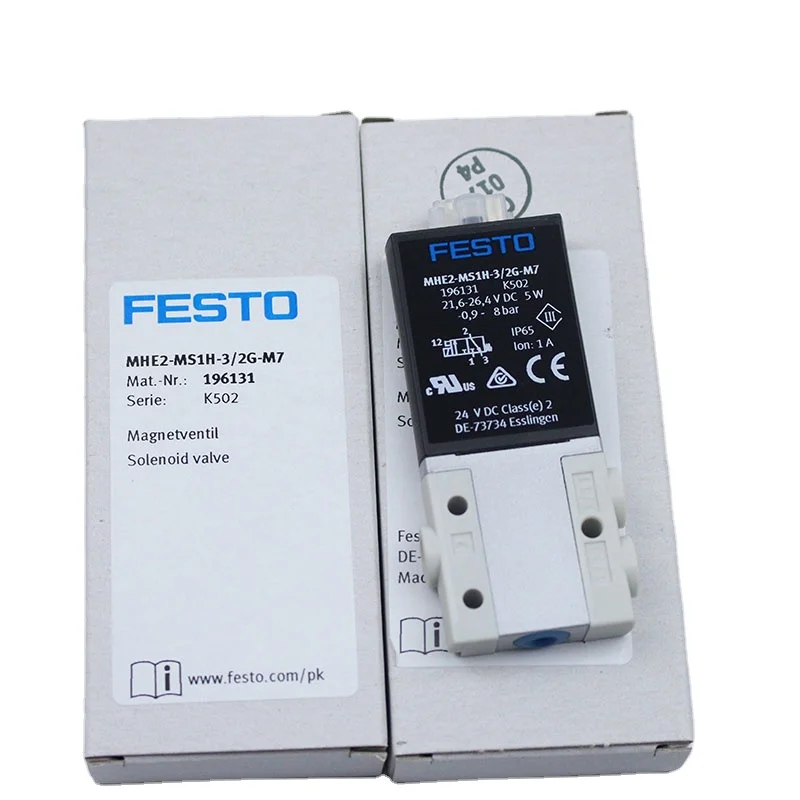 FESTOS solenoid valve MHE2-MS1H-3 2G-M7-K 196131 196133 MHE2