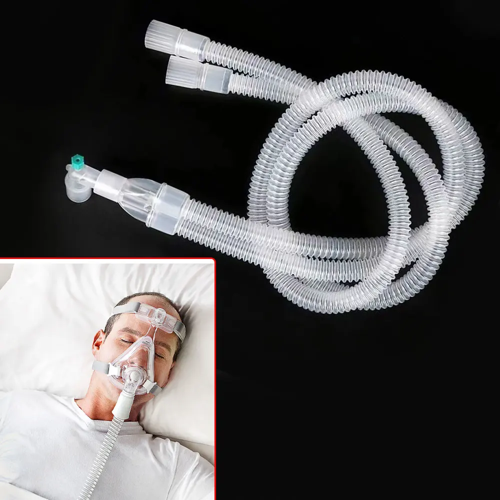 1.2m Anesthesia Breathing Circuit Corrugated Tube Anesthesia Ventilator Breathing Circuits Instrument Adapter Tube 15mm,22mm