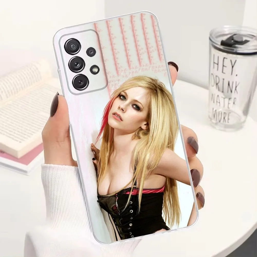 A- Avril L-Lavigne-S Phone Case For Samsung   S30,S23,S21,S22,S20 Ultra,S20 FE Lite, S10,S9,S8 PIus Cover