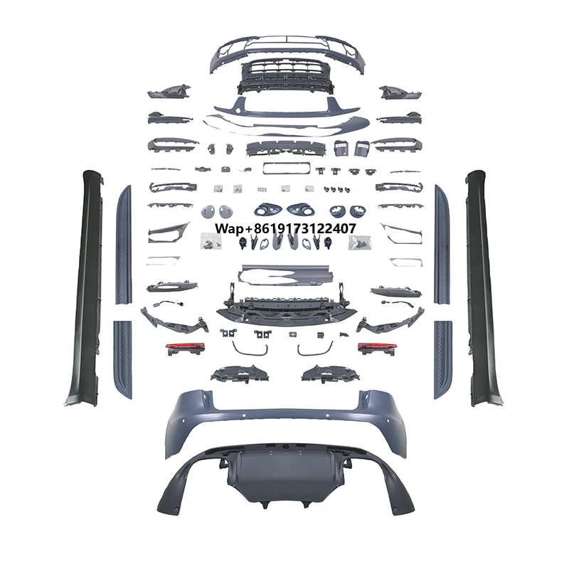 

Front & Rear Bumper for 2014-2023 95B Upgrade OE Bodykit Facelift Auto Parts Made of Plastic