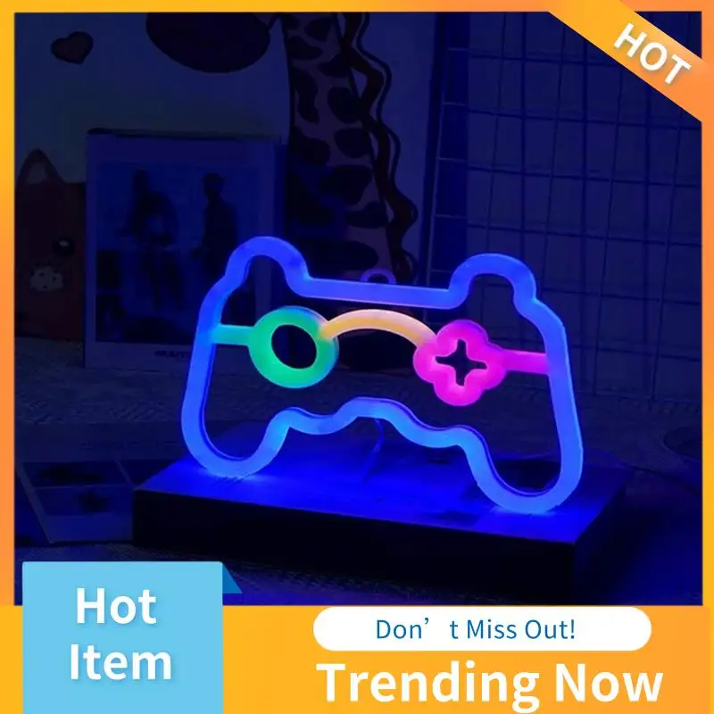 

CMHI-Neon Sign Gamepad Neon Sign Led Neon Light USB Powered For Wall Decor Bedroom Banquet Pub Gaming Room Decoration