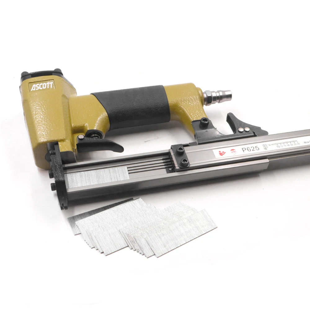 

Air Industrial Grade Pneumatic Nail Stapler Pneumatic Gun Button Nail Gun Uplostary Pin Gun Factory Price for Sale