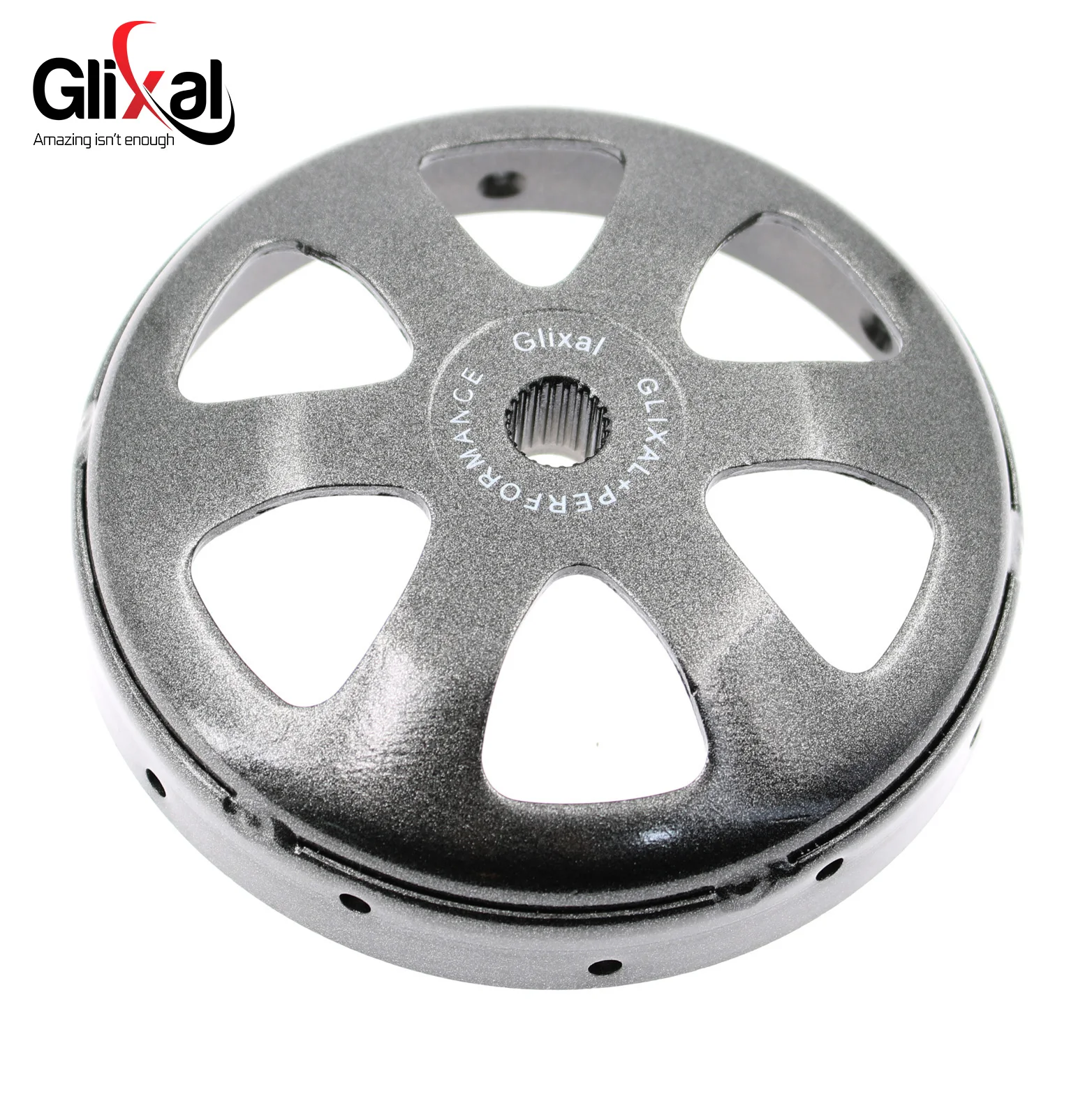 Glixal GY6 49cc 50cc 80cc 100cc High Performance Racing Clutch Bell Drum for 139QMB 139QMA 147QMD Engine Scooter Moped ATV